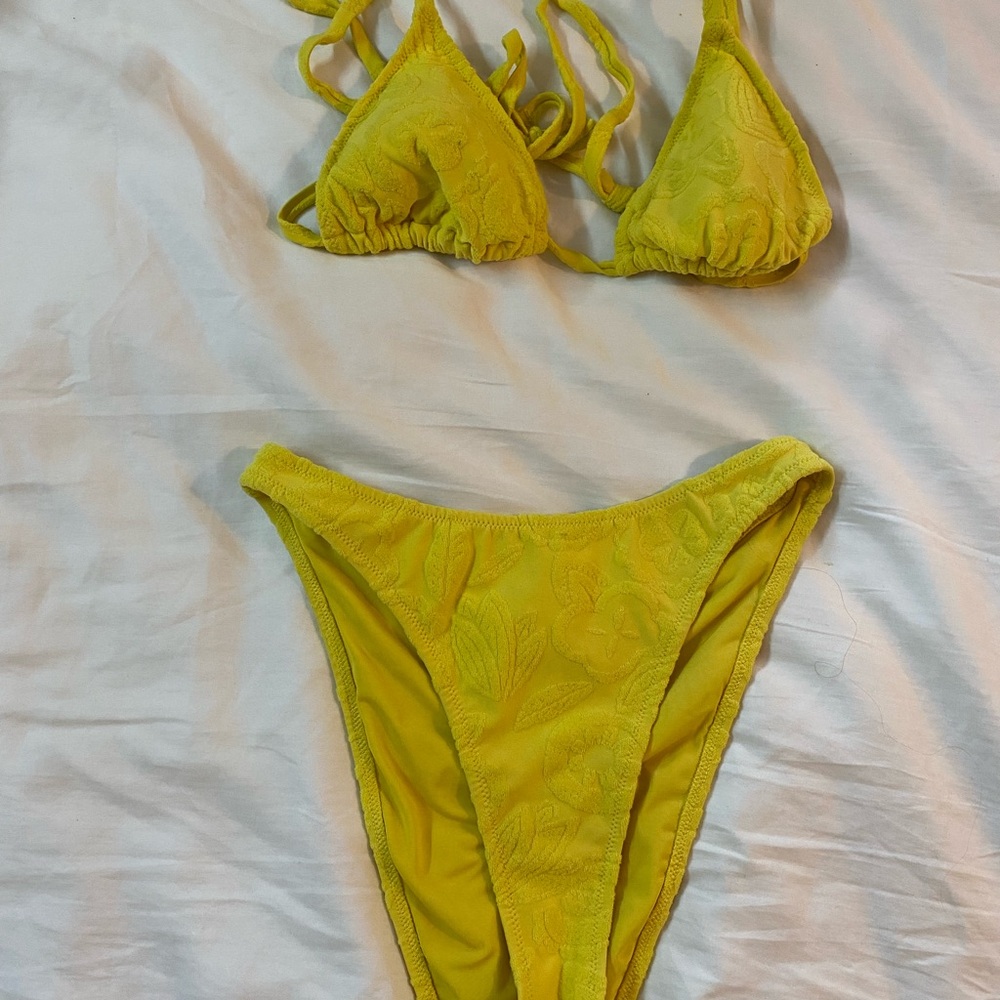 Aerie Bright Yellow Bikini Set